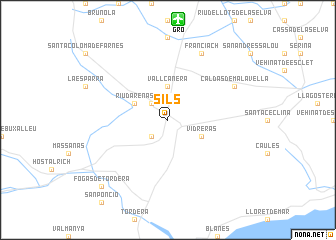 map of Sils