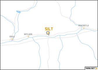 map of Silt