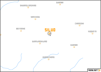 map of Siluo