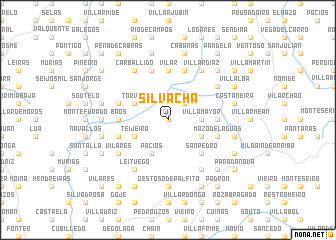 map of Silvachá