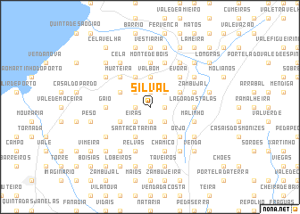 map of Silval