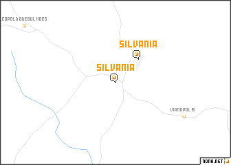 map of Silvânia