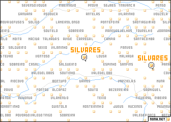 map of Silvares