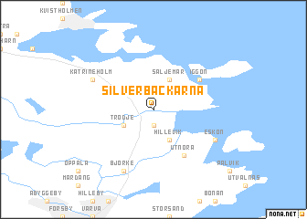 map of Silverbäckarna