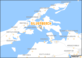 map of Silver Beach