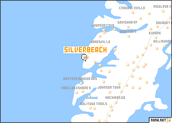 Silver Beach United States Usa Map Nona Map Of Silver Beach