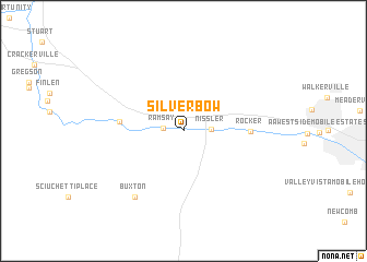 map of Silver Bow