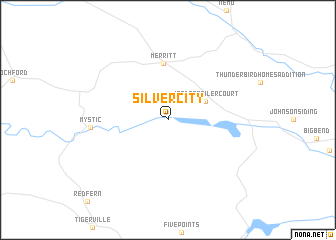 map of Silver City