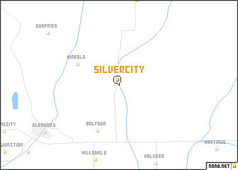 map of Silver City