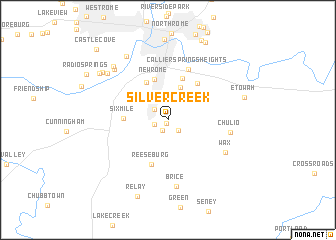 map of Silver Creek