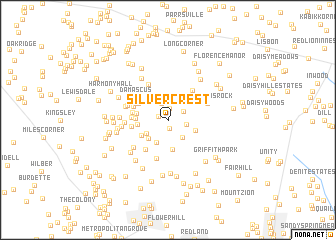 map of Silver Crest