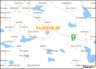 map of Silverdalen