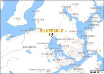 map of Silverdale