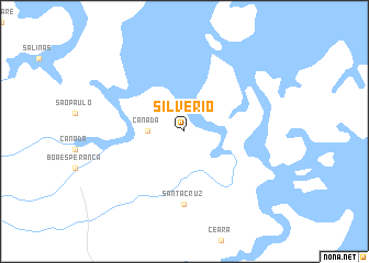 map of Silvério