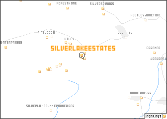 map of Silver Lake Estates