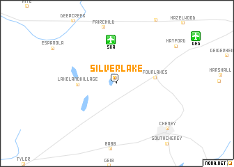 map of Silver Lake