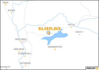 map of Silver Lake