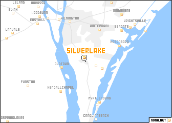 map of Silver Lake