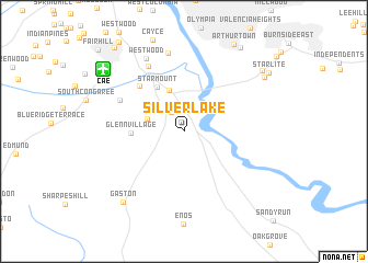 map of Silver Lake