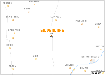 map of Silver Lake