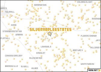 map of Silver Maple Estates