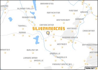 map of Silvermine Acres