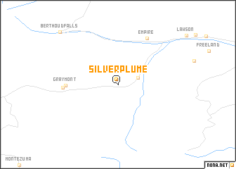map of Silver Plume