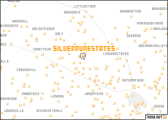 map of Silver Run Estates