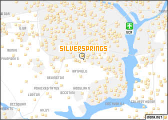 map of Silver Springs