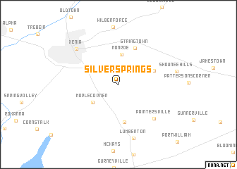 map of Silver Springs
