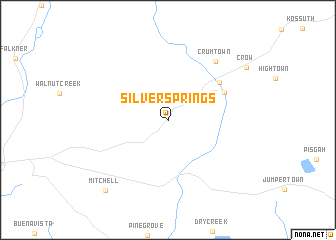 map of Silver Springs