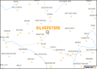 map of Silverstone