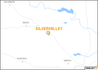 map of Silver Valley