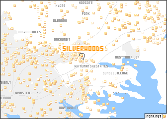 map of Silver Woods