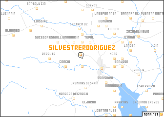 map of Silvestre Rodríguez