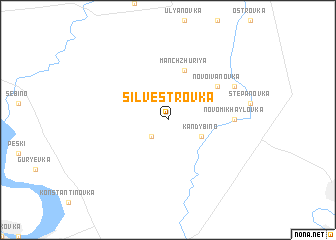 map of Silʼvestrovka