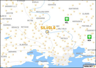 map of Silvola