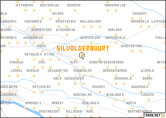 map of Silvolderbuurt