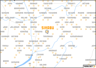 map of Simabu