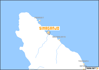 map of Simaganjo