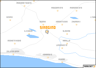 map of Simagino