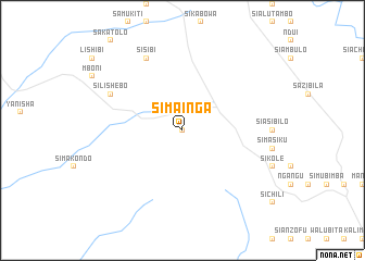 map of Simainga