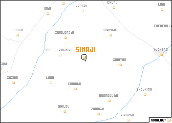 map of Simaji