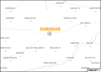 map of Simakovka