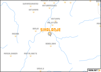 map of Simalanje