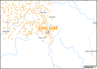 map of Simaldhār