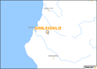 map of Simaleke-hilir