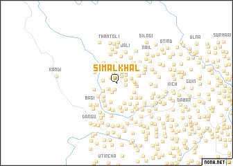map of Simalkhāl