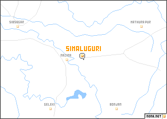map of Simaluguri