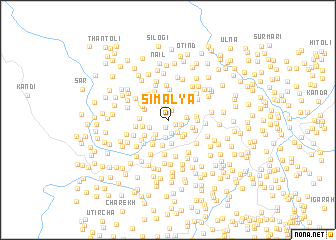 map of Simalya